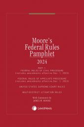 Moore's Federal Rules Pamphlets, Parts 1 - 4 cover