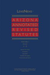 LexisNexis Arizona Annotated Revised Statutes cover