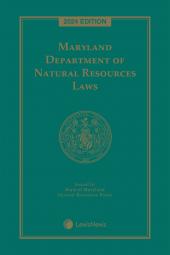 Maryland Department of Natural Resources Laws cover