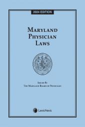 Maryland Physician Laws cover