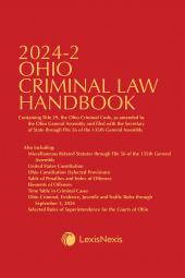 Ohio Criminal Law Handbook cover