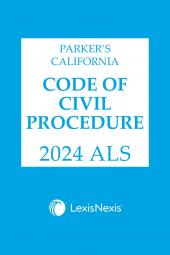 Parker's California Code of Civil Procedure ALS cover