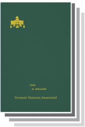 Vermont Statutes Annotated cover