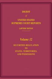 U.S. Supreme Court Digest, Lawyers' Edition cover