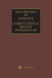 New Appleman on Insurance: Current Critical Issues in Insurance Law cover