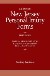 Library of New Jersey Personal Injury Forms cover