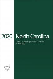 CSC® North Carolina Laws Governing Business Entities Annotated cover
