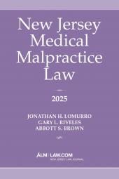 New Jersey Medical Malpractice Law cover