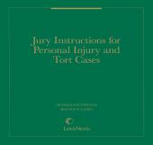 Jury Instructions For Personal Injury and Tort Cases cover