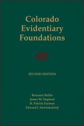Colorado Evidentiary Foundations cover