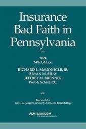 Insurance Bad Faith in Pennsylvania cover