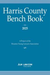Harris County Bench Book cover