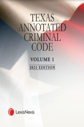Texas Annotated Criminal Code cover