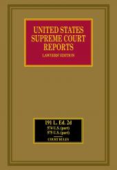 United States Supreme Court Reports, Lawyers' Edition cover