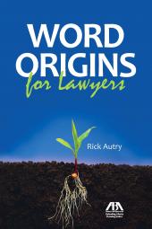 Word Origins for Lawyers cover