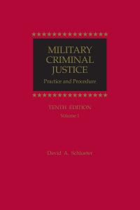 Military Criminal Justice: Practice And Procedure | LexisNexis Store