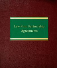 Law Firm Partnership Agreements LexisNexis Store   9781588520807 