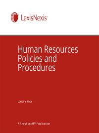 Human Resources Policies And Procedures | LexisNexis Store