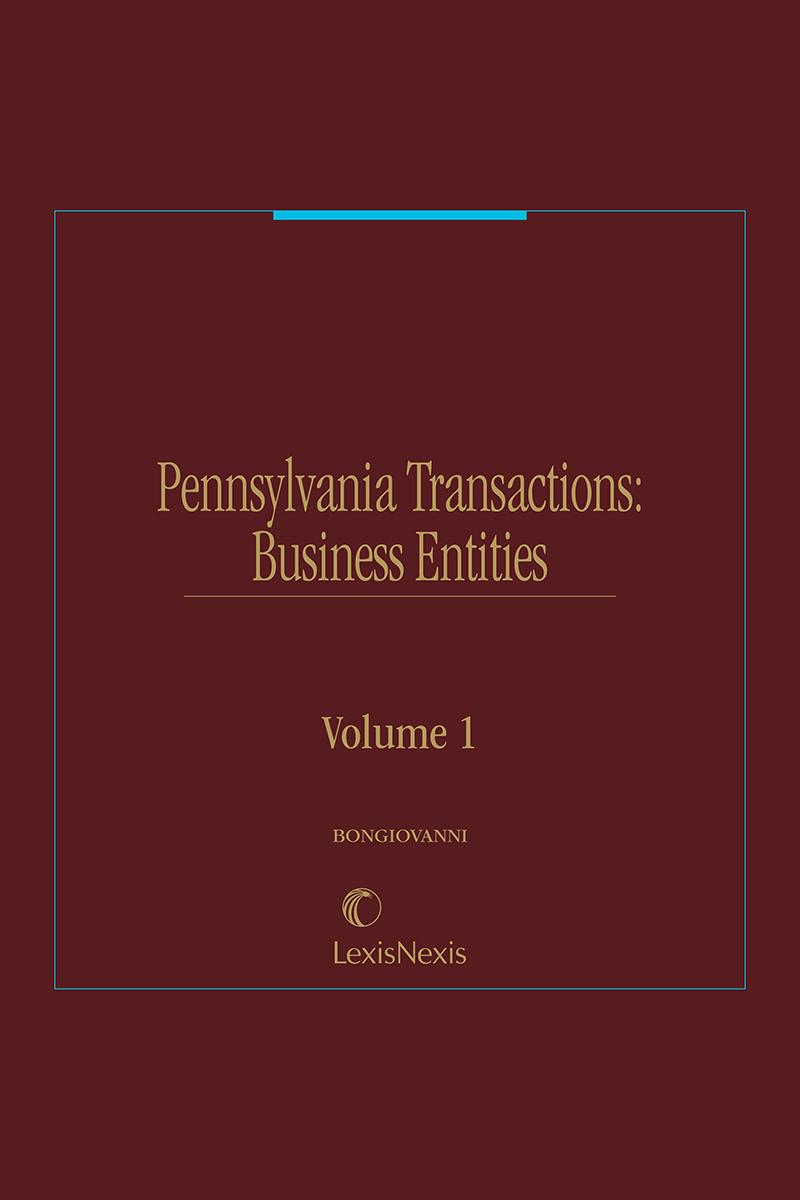 Pennsylvania Transactions: Business Entities  