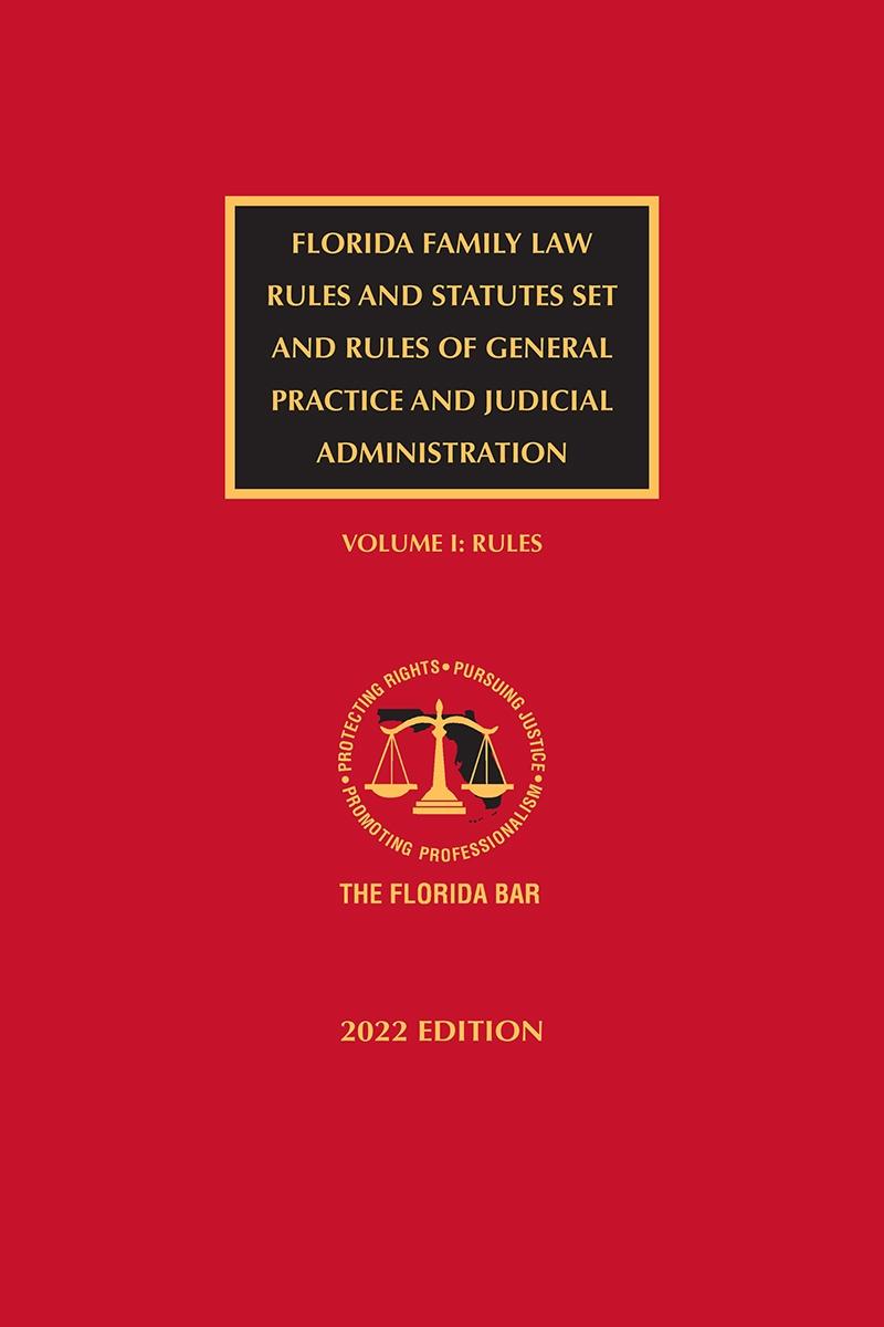 Florida Family Law Set (Rules and Statutes)