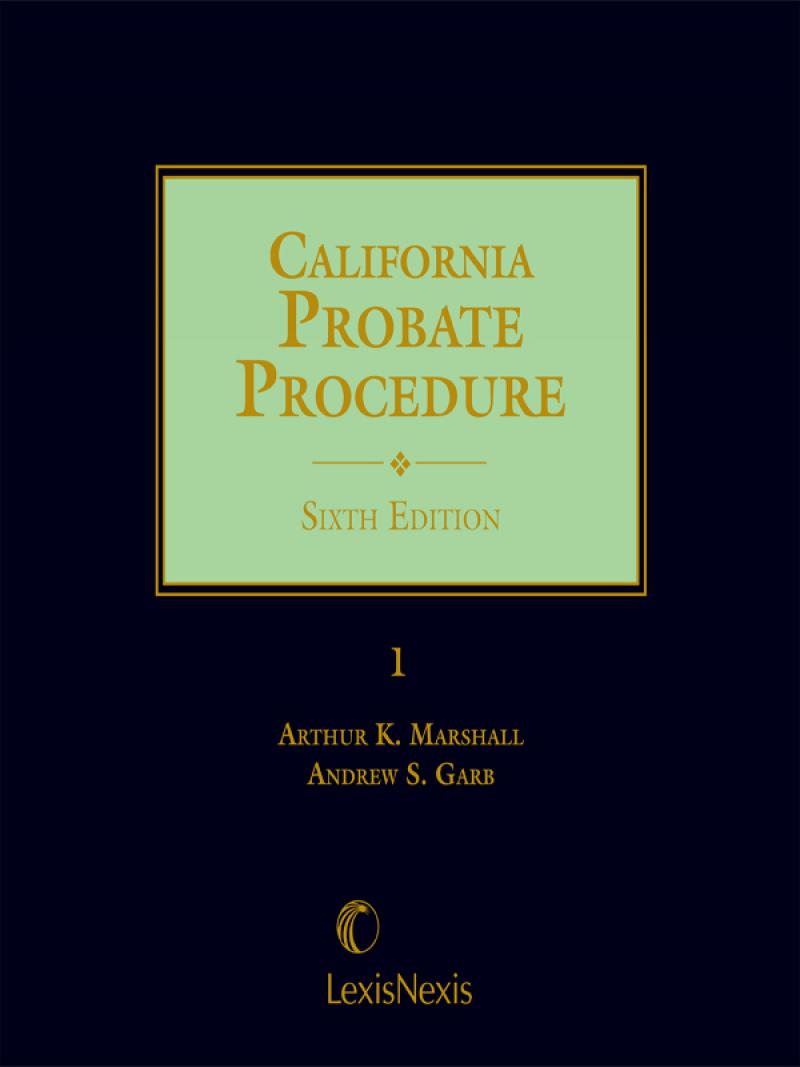 What is the procedure in California probate court?