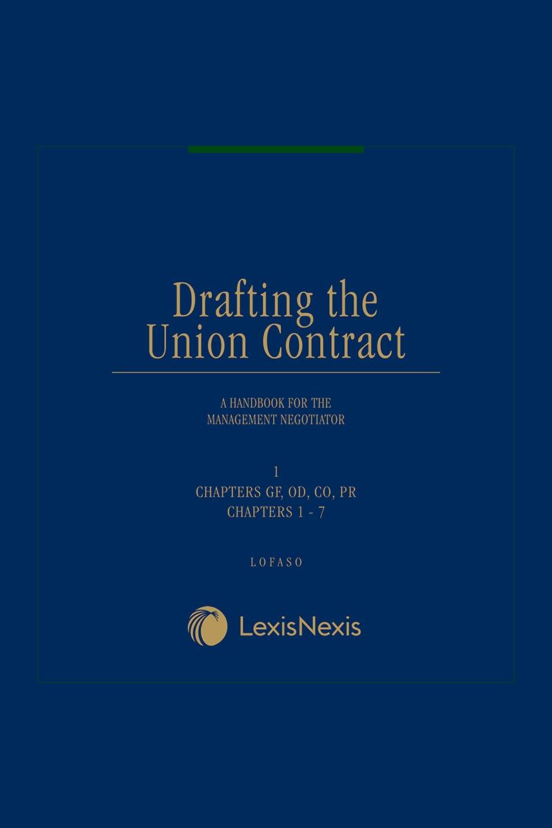 Drafting the Union Contract: A Handbook for the Management With Regard To trade union recognition agreement template