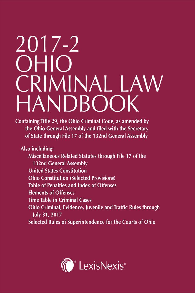
Ohio Criminal Law Handbook