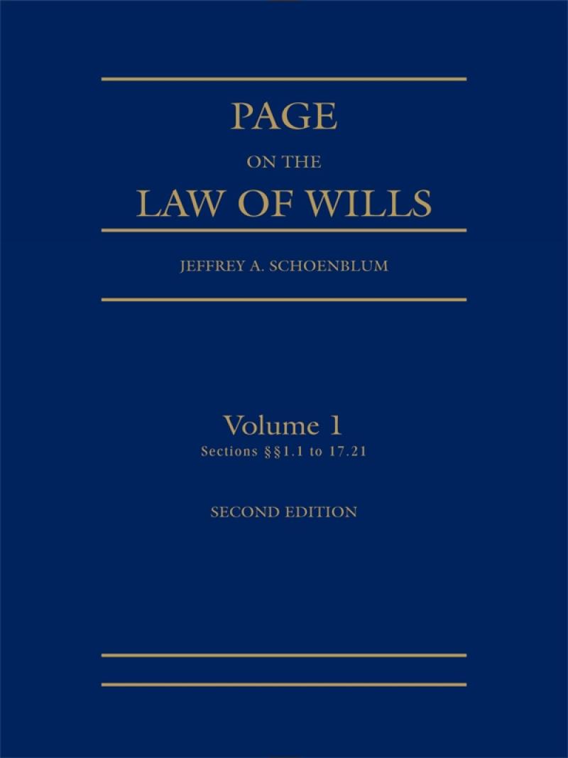 Page on the Law of Wills  