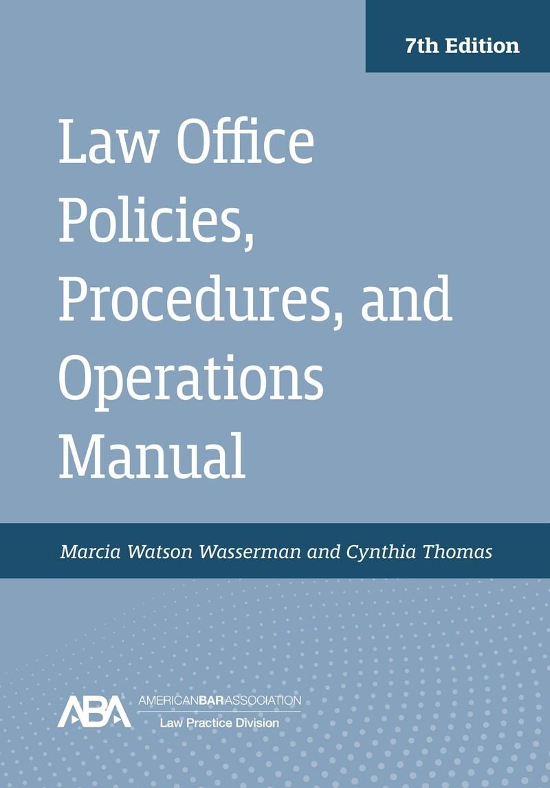 Law Office Policies, Procedures, and Operations Manual | LexisNexis Store