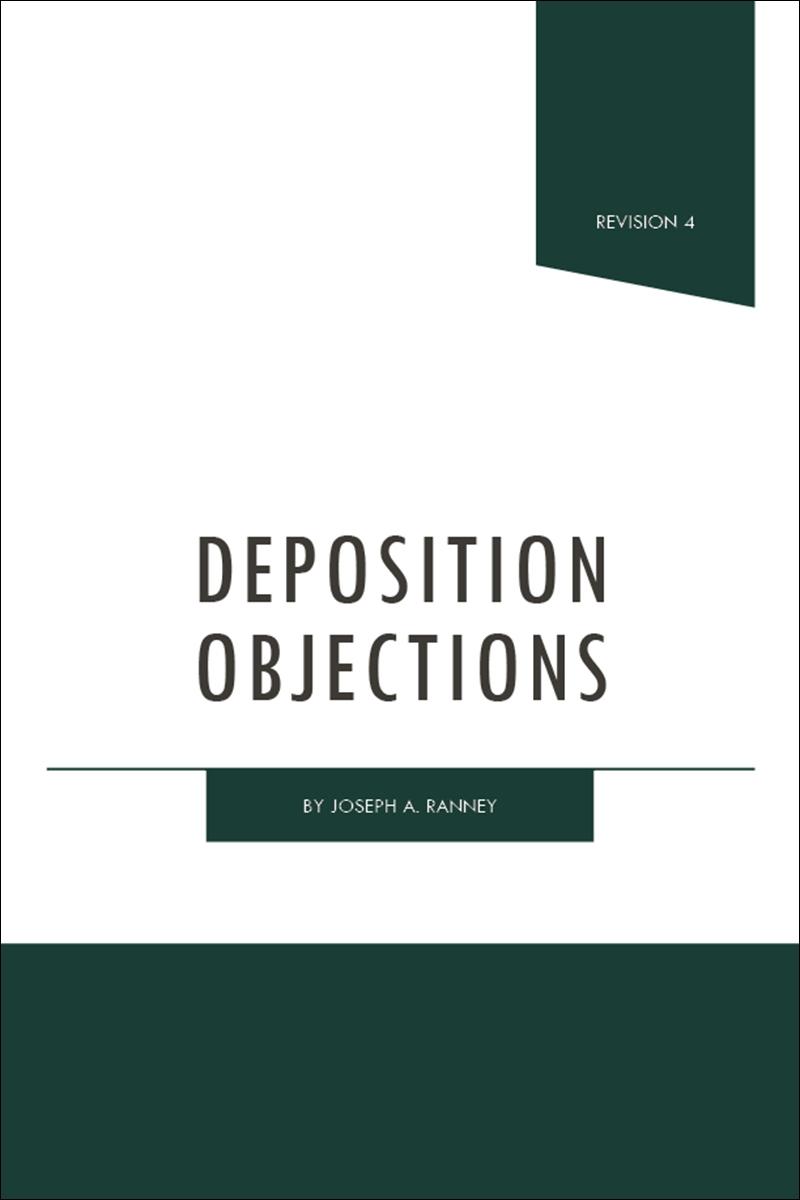 Deposition Objections LexisNexis Store