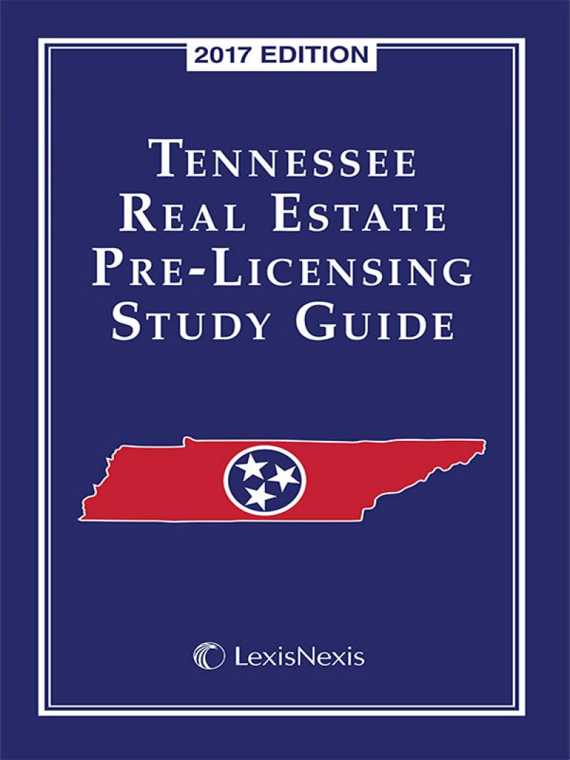 Tennessee Real Estate Pre-licensing Study Guide Lexisnexis Store