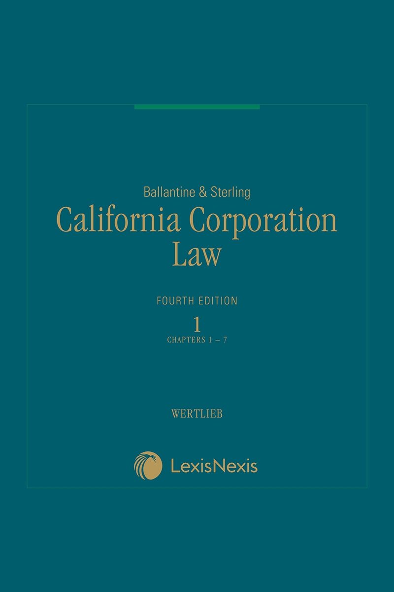 Ballantine & Sterling California Corporation Law