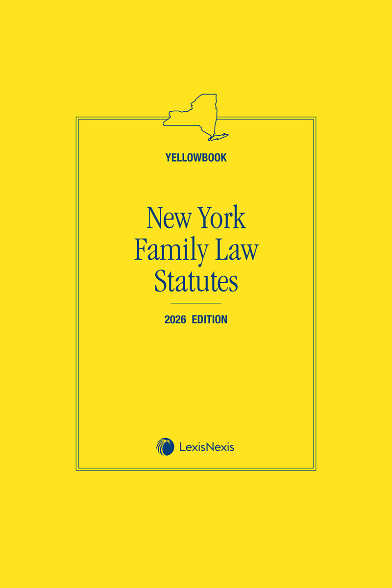 New York Family Law (Yellowbook) book cover