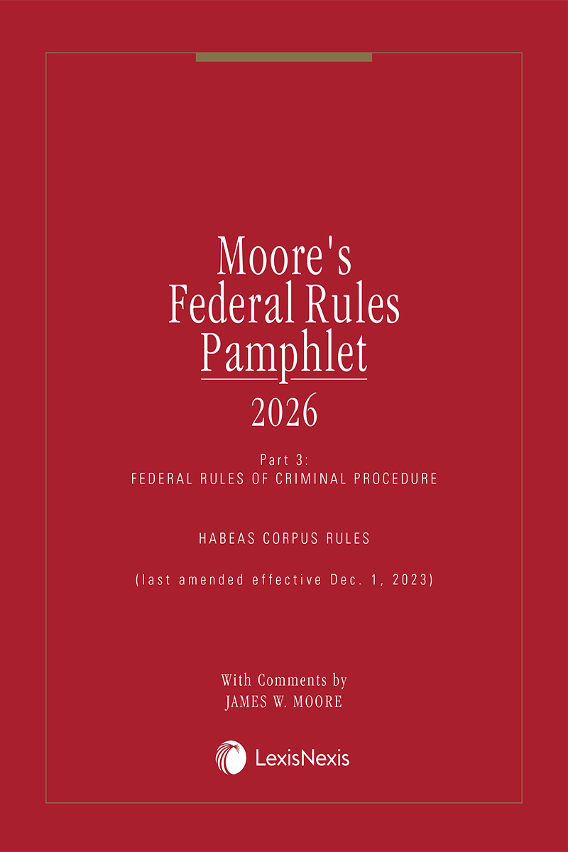 Moore's Federal Rules Pamphlet, Part 3 book cover