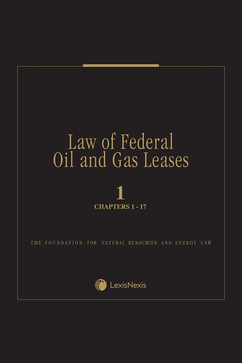 Law of Federal Oil and Gas Leases