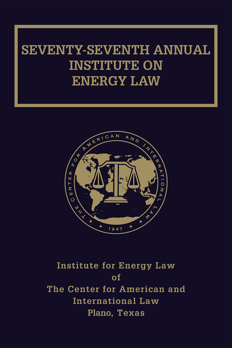 Proceedings of the Institute on Energy Law book cover