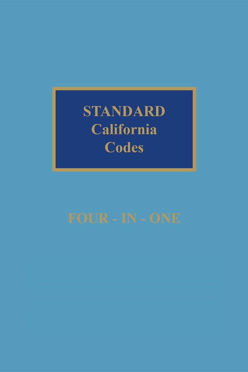Matthew Bender Standard California Codes: 4-in-1