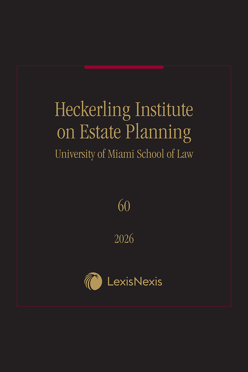 60th Annual Heckerling Institute on Estate Planning book cover
