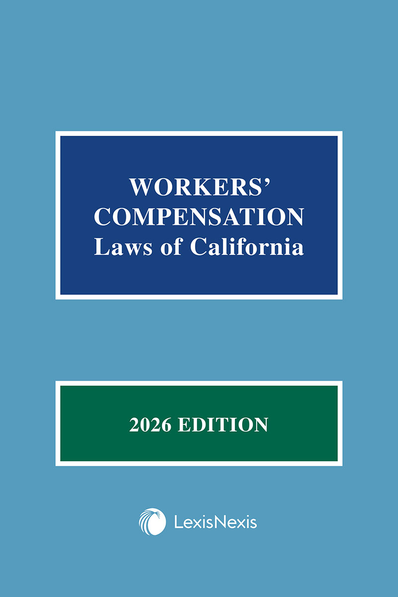 Workers' Compensation Laws of California book cover