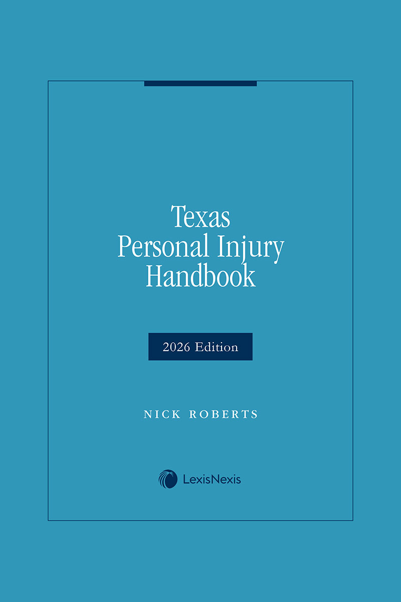 Texas Personal Injury Handbook book cover