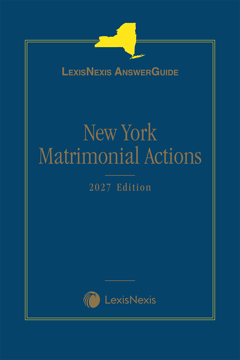 LexisNexis AnswerGuide Matrimonial Actions book cover