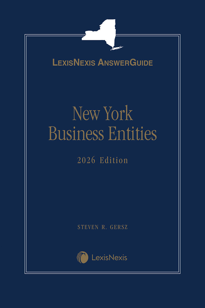 LexisNexis AnswerGuide New York Business Entities book cover
