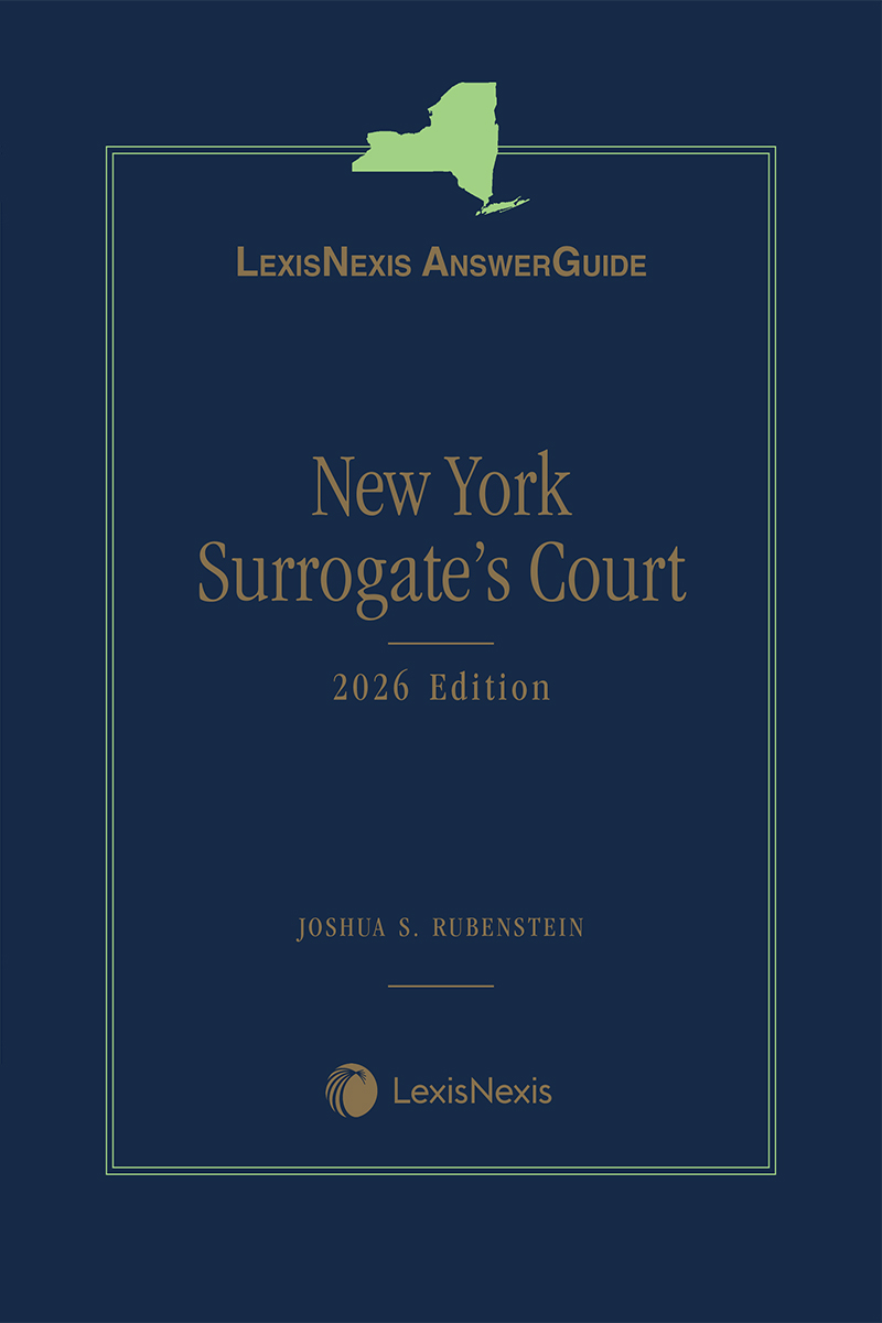 LexisNexis AnswerGuide: New York Surrogate's Court book cover