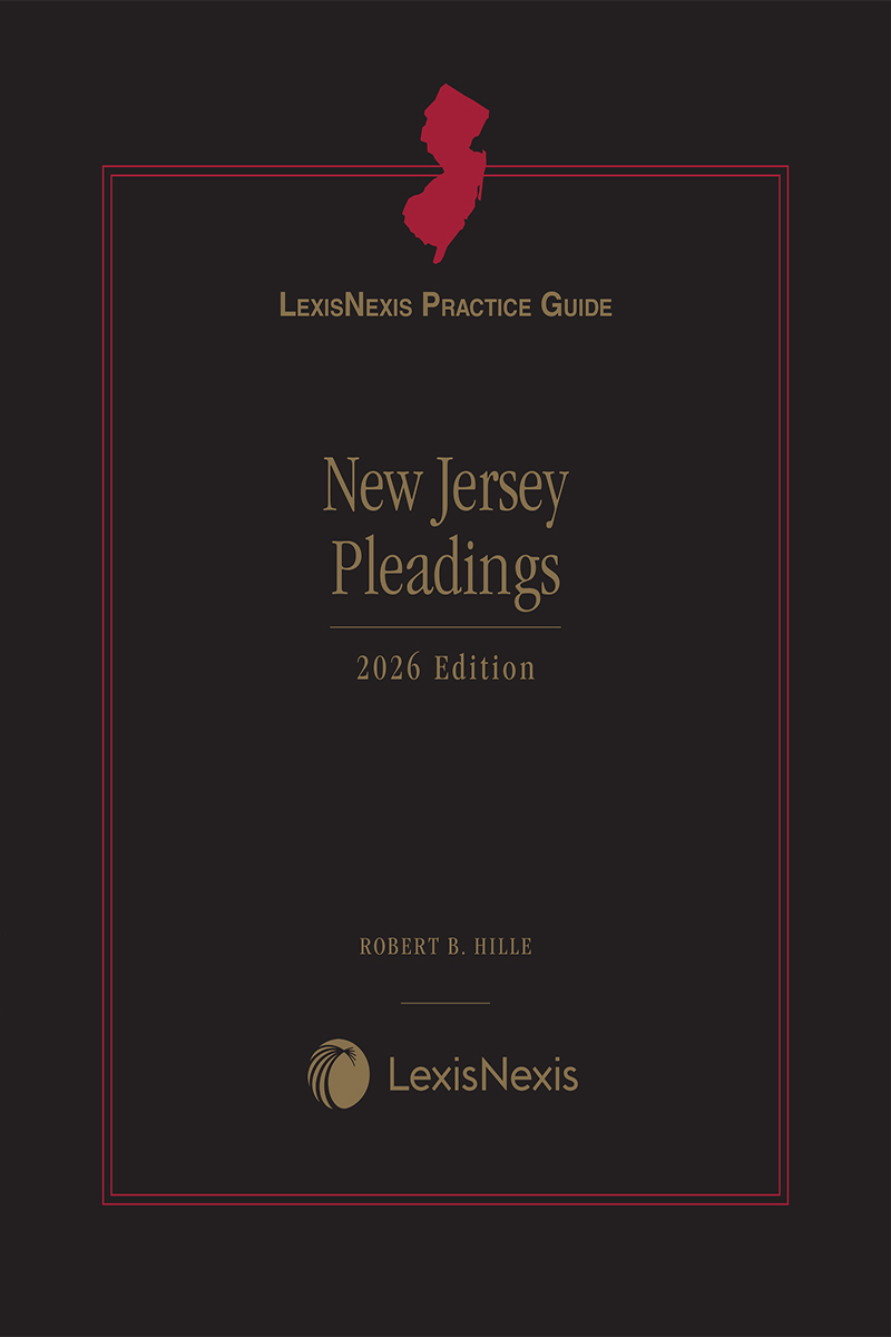 LexisNexis Practice Guide: New Jersey Pleadings book cover