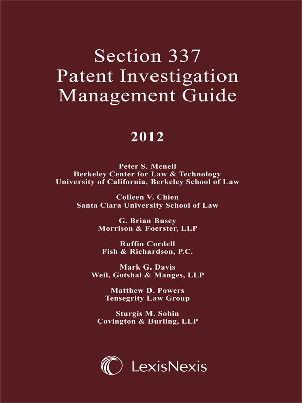 Section 337 Patent Investigation Management Guide