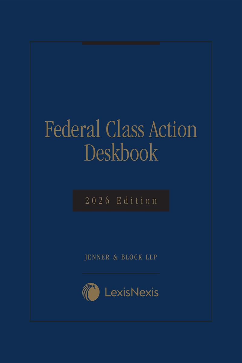 Federal Class Action Deskbook book cover