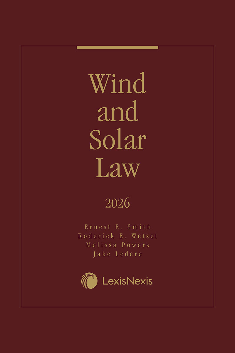 Wind and Solar Law book cover