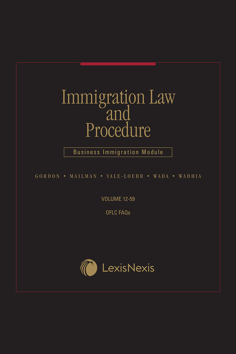Immigration Law and Procedure: Business Immigration Module book cover