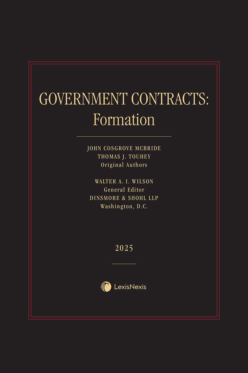 Government Contracts: Formation book cover