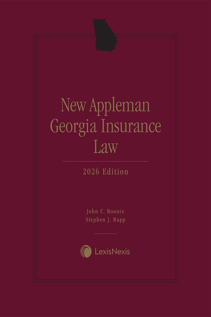 New Appleman Georgia Insurance Law book cover